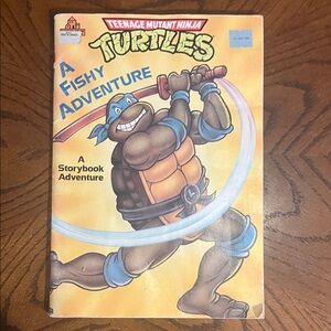 Teenage Mutant Ninja Turtles kids book | A Storybook Adventure | vintage 1990